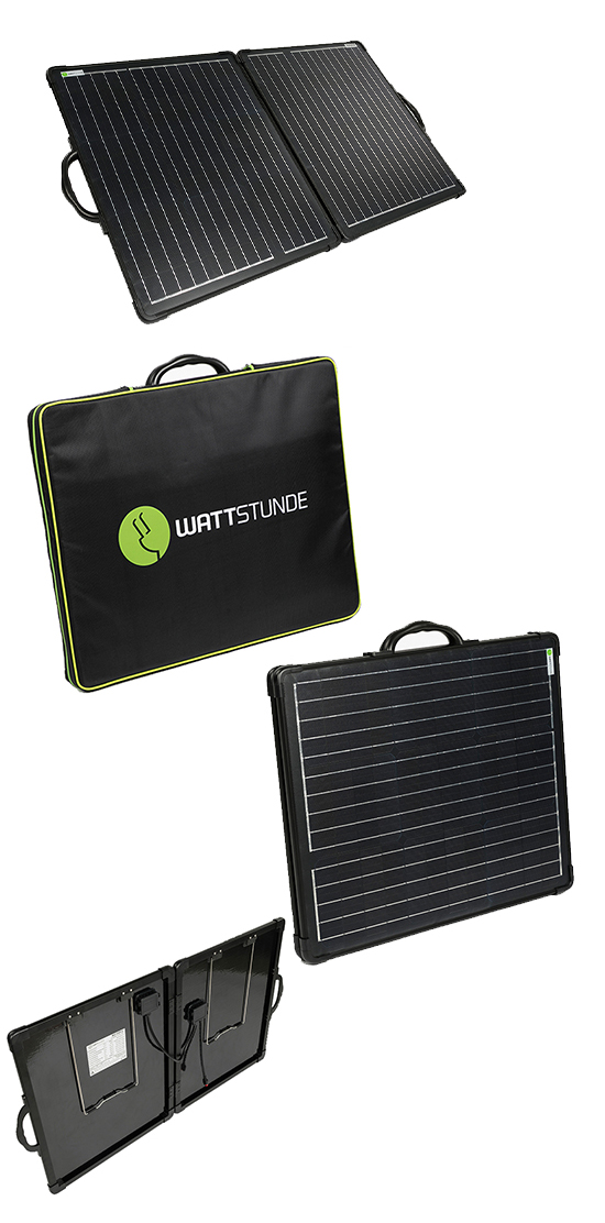 Faltbare Solarkoffer von WATTSTUNDE